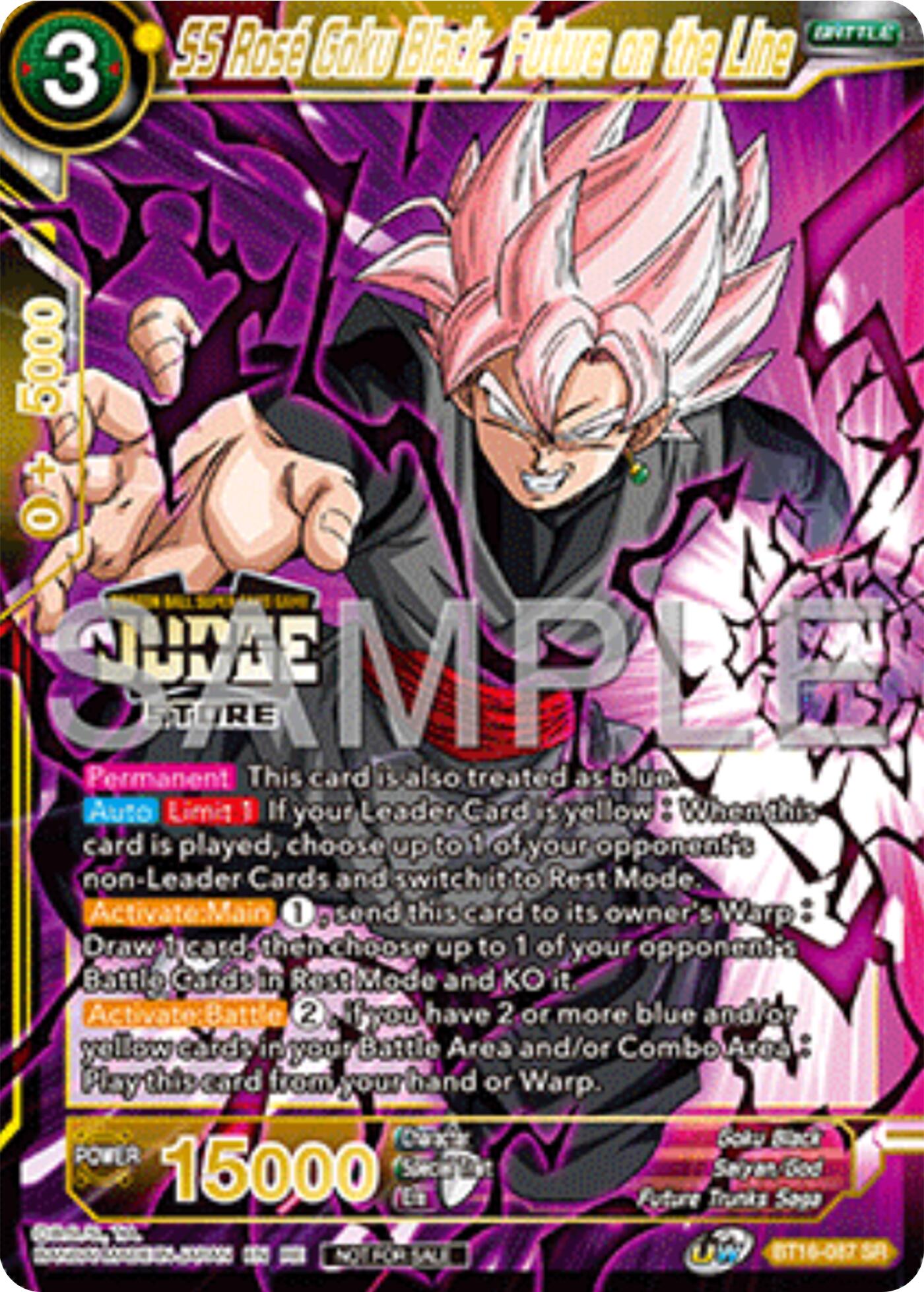 SS Rose Goku Black, Future on the Line (Judge Pack Vol.17) (Store) (BT16-087) [Tournament Promotion Cards] | Cracking-Singles