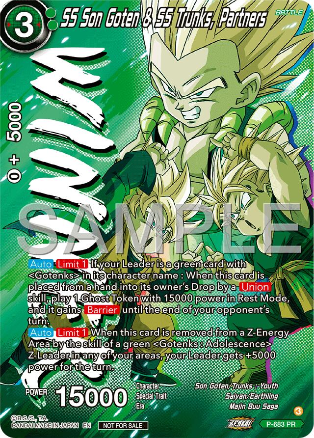 SS Son Goten & SS Trunks, Partners (Zenkai Series Tournament Pack Vol.12) (Winner) (P-683) [Tournament Promotion Cards] | Cracking-Singles
