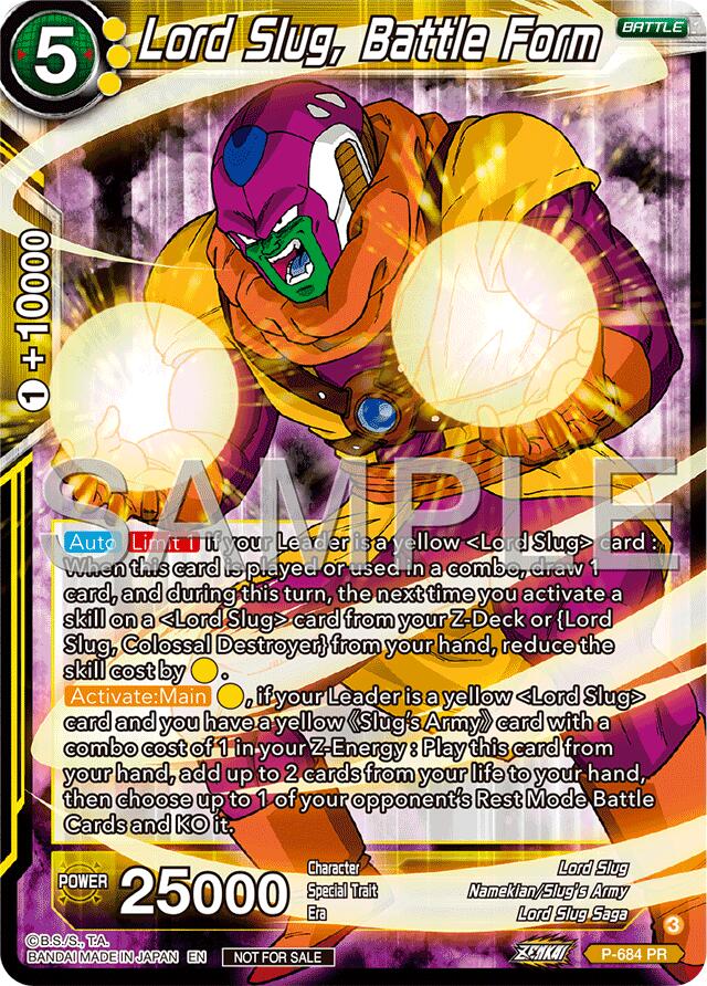 Lord Slug, Battle Form (Zenkai Series Tournament Pack Vol.12) (P-684) [Tournament Promotion Cards] | Cracking-Singles