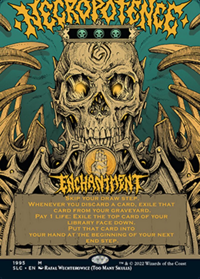 Necropotence (Borderless Alternate Art) [Secret Lair Countdown Kit] | Cracking-Singles