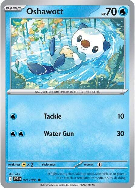 Oshawott (021/086) [Scarlet & Violet: White Flare] | Cracking-Singles
