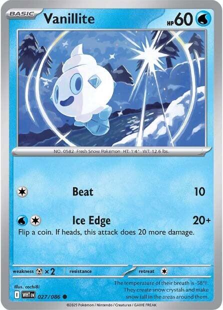 Vanillite (027/086) [Scarlet & Violet: White Flare] | Cracking-Singles