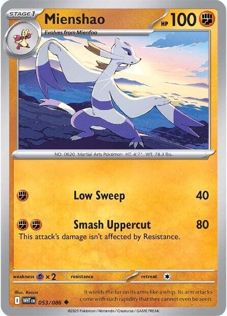 Mienshao (053/086) [Scarlet & Violet: White Flare] | Cracking-Singles