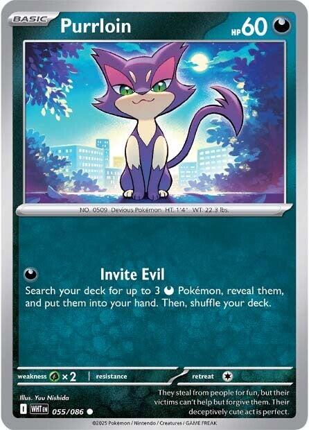 Purrloin (055/086) [Scarlet & Violet: White Flare] | Cracking-Singles