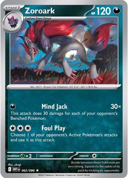 Zoroark (062/086) [Scarlet & Violet: White Flare] | Cracking-Singles