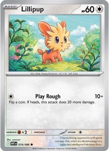 Lillipup (074/086) [Scarlet & Violet: White Flare] | Cracking-Singles