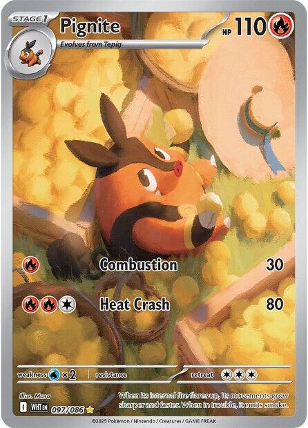 Pignite (097/086) [Scarlet & Violet: White Flare] | Cracking-Singles