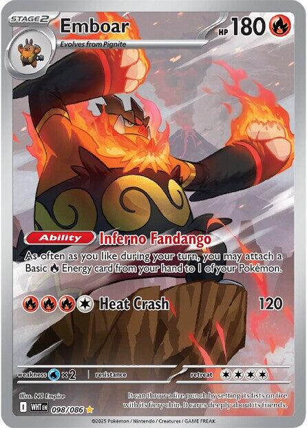 Emboar (098/086) [Scarlet & Violet: White Flare] | Cracking-Singles
