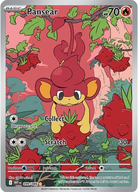 Pansear (099/086) [Scarlet & Violet: White Flare] | Cracking-Singles