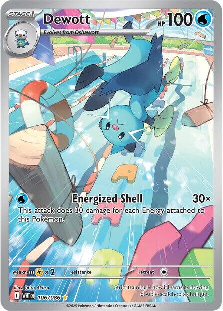 Dewott (106/086) [Scarlet & Violet: White Flare] | Cracking-Singles