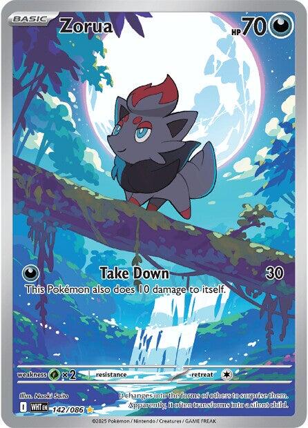 Zorua (142/086) [Scarlet & Violet: White Flare] | Cracking-Singles