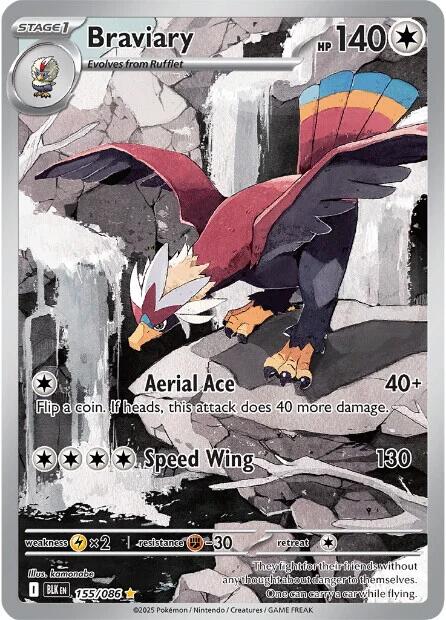 Braviary (155/086) [Scarlet & Violet: Black Bolt] | Cracking-Singles