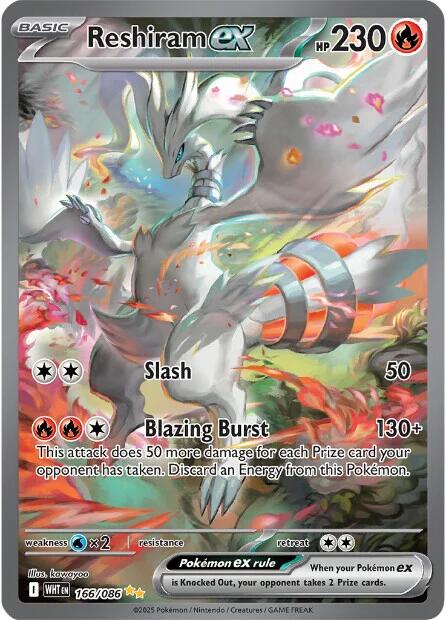 Reshiram ex (166/086) [Scarlet & Violet: White Flare] | Cracking-Singles