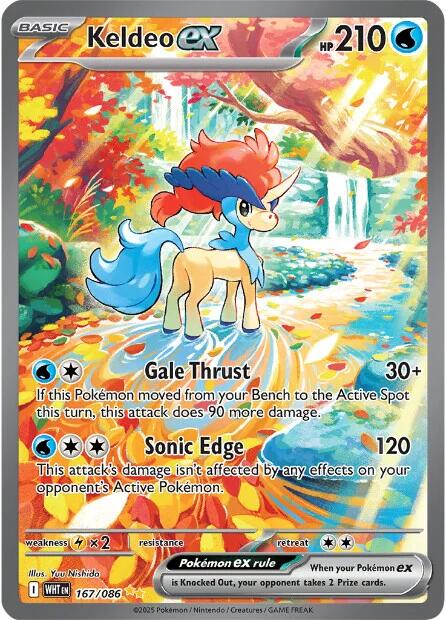 Keldeo ex (167/086) [Scarlet & Violet: White Flare] | Cracking-Singles