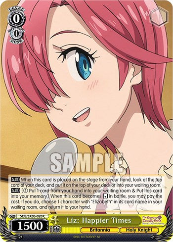 Liz: Happier Times [The Seven Deadly Sins: Revival of The Commandments] | Cracking-Singles
