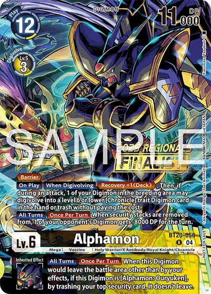 Alphamon [BT20-056] (Regionals 25-26 Season 2 Finalist) [Release Special Booster Ver.2.0] | Cracking-Singles