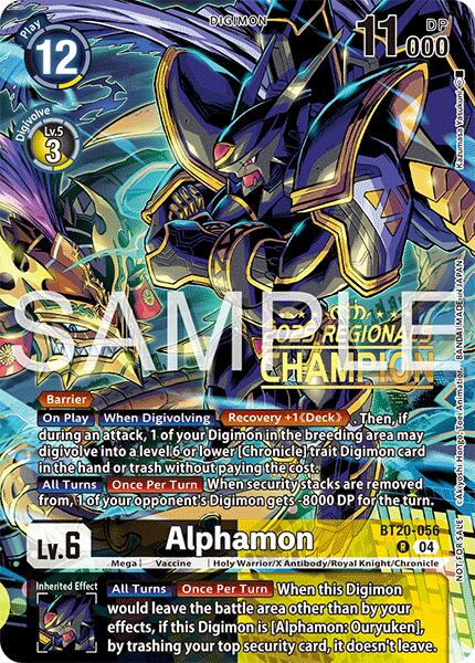 Alphamon [BT20-056] (Regionals 25-26 Season 2 Champion) [Release Special Booster Ver.2.0] | Cracking-Singles