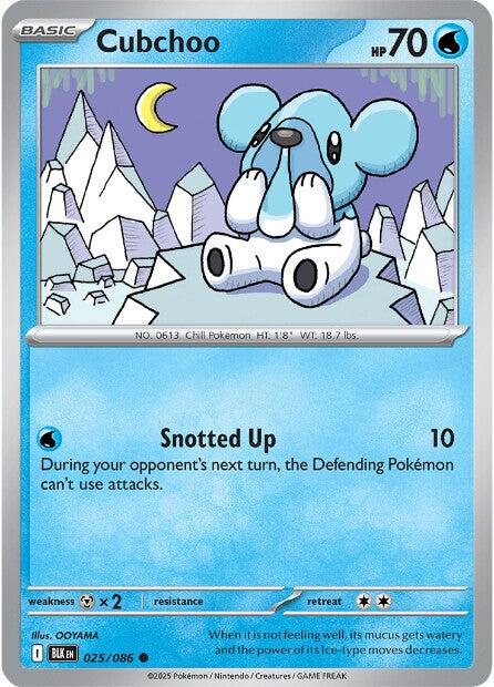 Cubchoo (025/086) [Scarlet & Violet: Black Bolt] | Cracking-Singles