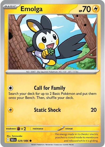Emolga (029/086) [Scarlet & Violet: Black Bolt] | Cracking-Singles