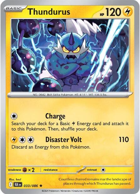 Thundurus (033/086) [Scarlet & Violet: Black Bolt] | Cracking-Singles