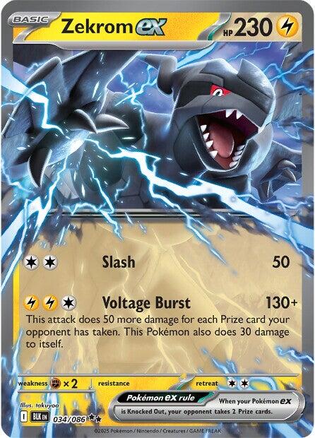 Zekrom ex (034/086) [Scarlet & Violet: Black Bolt] | Cracking-Singles