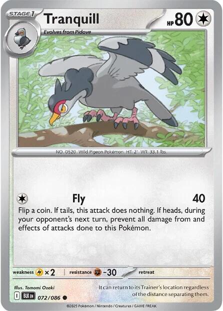 Tranquill (072/086) [Scarlet & Violet: Black Bolt] | Cracking-Singles