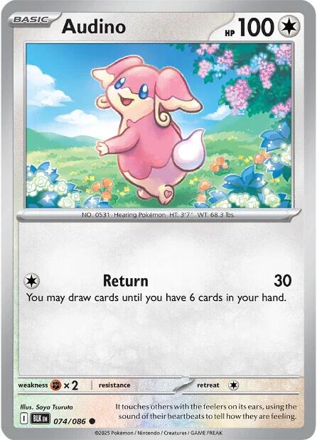 Audino (074/086) [Scarlet & Violet: Black Bolt] | Cracking-Singles