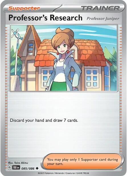 Professor's Research (085/086) [Scarlet & Violet: Black Bolt] | Cracking-Singles