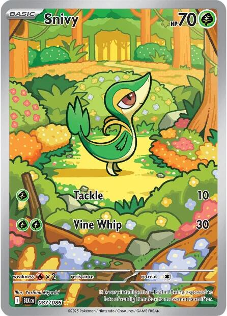 Snivy (087/086) [Scarlet & Violet: Black Bolt] | Cracking-Singles