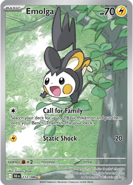 Emolga (112/086) [Scarlet & Violet: Black Bolt] | Cracking-Singles