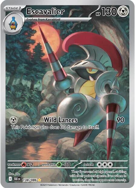 Escavalier (138/086) [Scarlet & Violet: Black Bolt] | Cracking-Singles