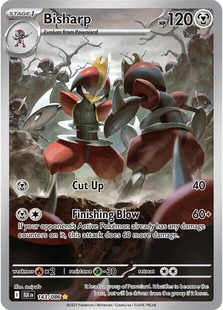 Bisharp (143/086) [Scarlet & Violet: Black Bolt] | Cracking-Singles