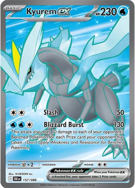 Kyurem ex (157/086) [Scarlet & Violet: Black Bolt] | Cracking-Singles