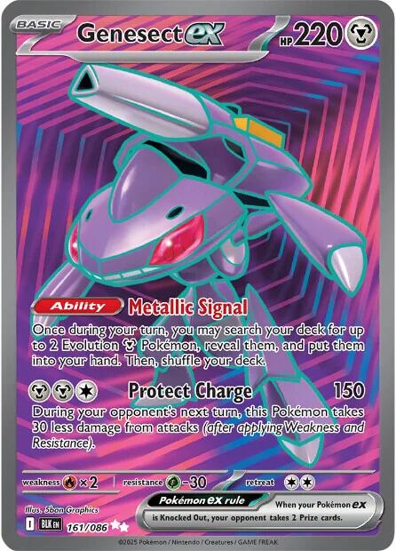Genesect ex (161/086) [Scarlet & Violet: Black Bolt] | Cracking-Singles