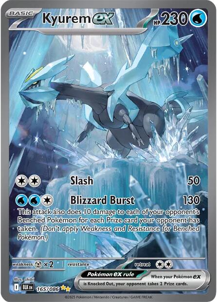 Kyurem ex (165/086) [Scarlet & Violet: Black Bolt] | Cracking-Singles
