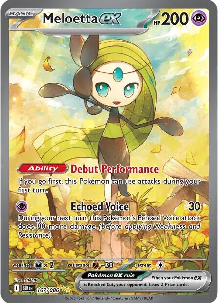 Meloetta ex (167/086) [Scarlet & Violet: Black Bolt] | Cracking-Singles