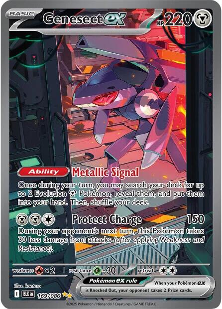Genesect ex (169/086) [Scarlet & Violet: Black Bolt] | Cracking-Singles