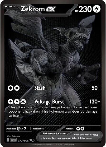 Zekrom ex (172/086) [Scarlet & Violet: Black Bolt] | Cracking-Singles
