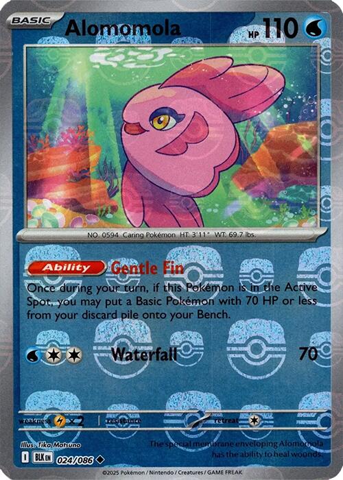 Alomomola (024/086) (Master Ball Pattern) [Scarlet & Violet: Black Bolt] | Cracking-Singles