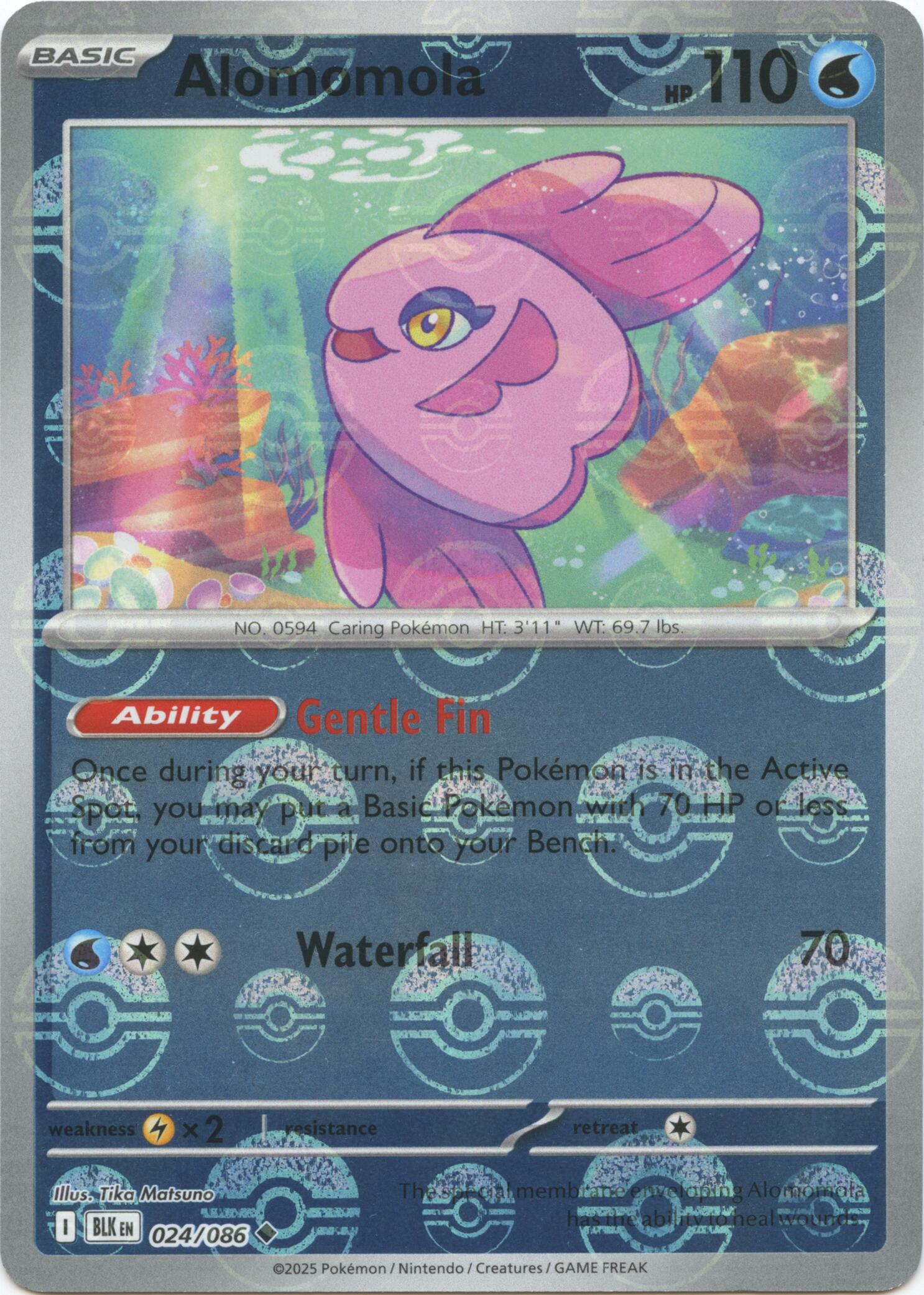 Alomomola (024/086) (Poke Ball Pattern) [Scarlet & Violet: Black Bolt] | Cracking-Singles