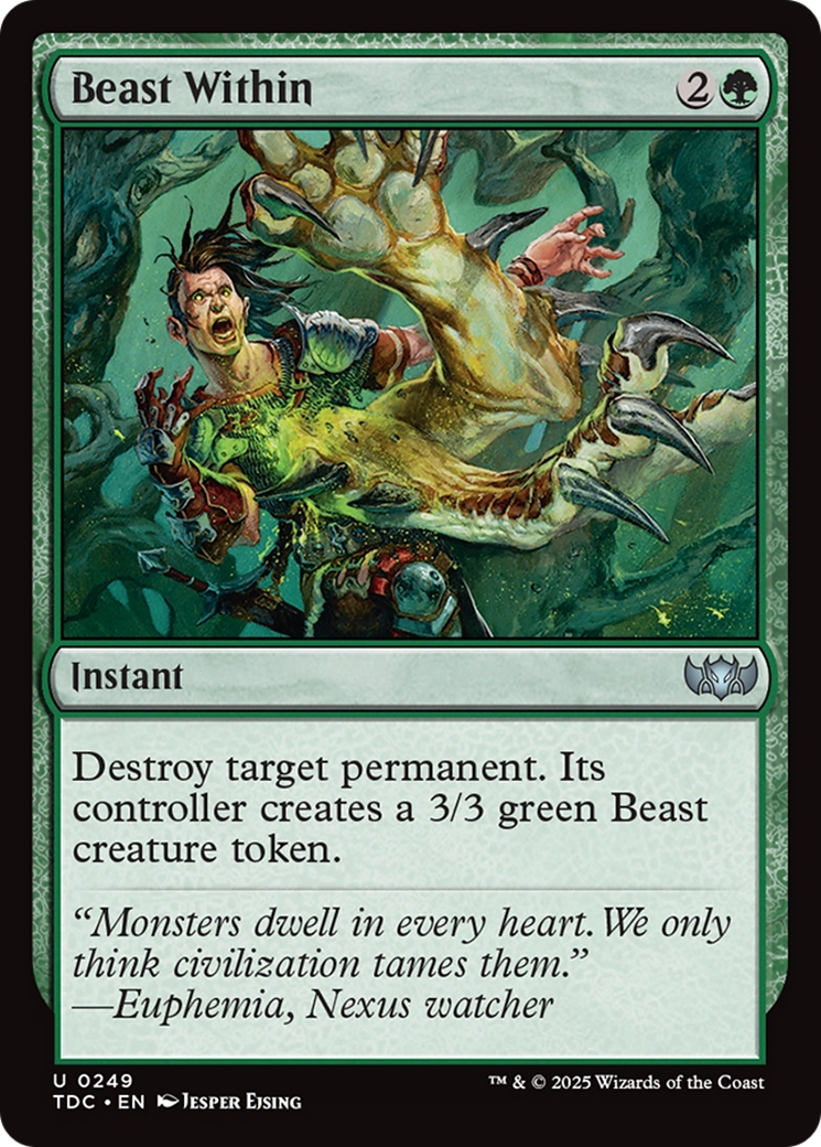 Beast Within [Tarkir: Dragonstorm Commander] | Cracking-Singles