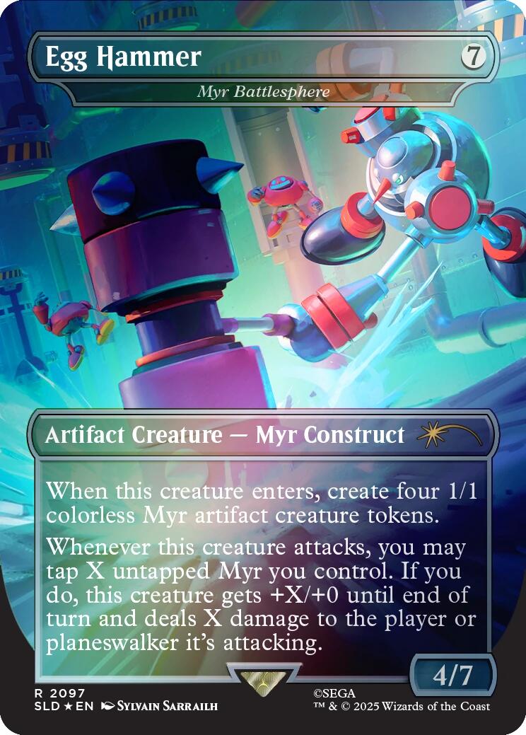 Egg Hammer - Myr Battlesphere (Rainbow Foil) [Secret Lair Drop Series] | Cracking-Singles