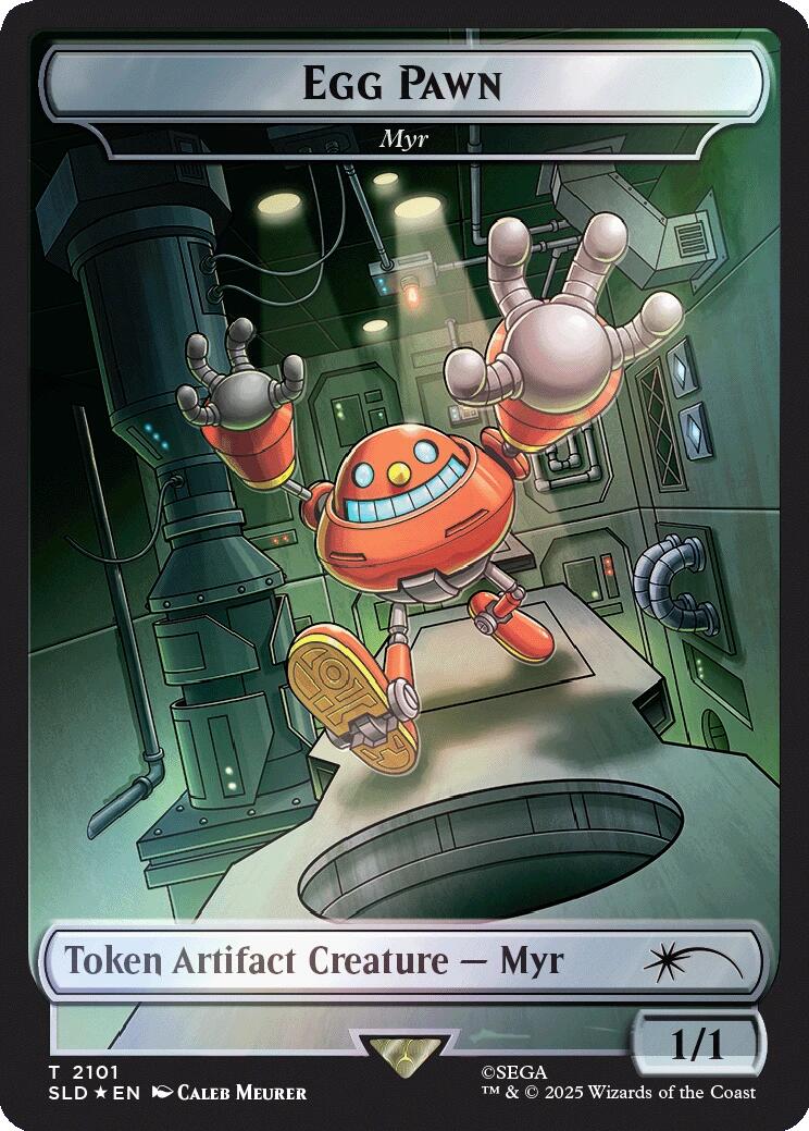 Egg Pawn - Myr Token (Rainbow Foil) [Secret Lair Drop Series] | Cracking-Singles