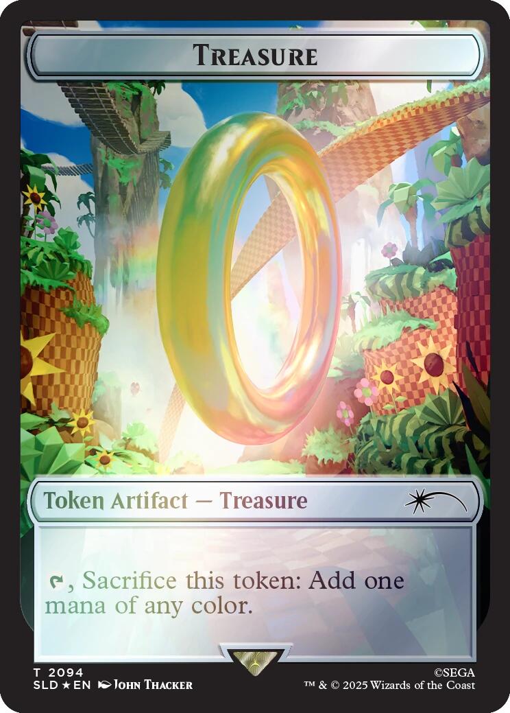 Treasure Token (2094) (Rainbow Foil) [Secret Lair Drop Series] | Cracking-Singles