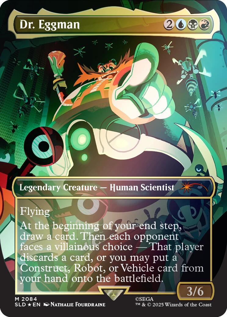 Dr. Eggman (Rainbow Foil) [Secret Lair Drop Series] | Cracking-Singles