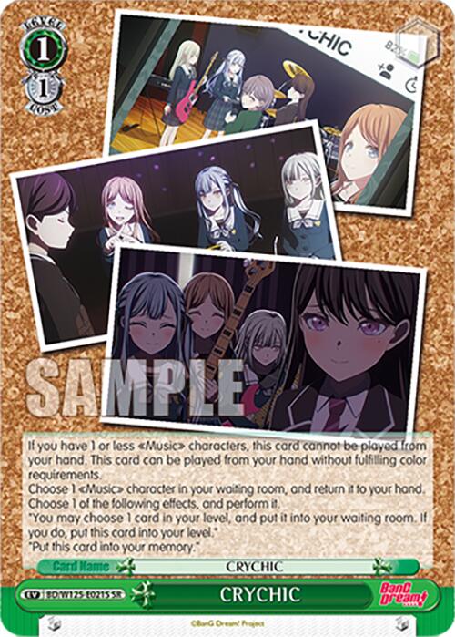 CRYCHIC (BD/W125-E021S SR) [MyGO!!!!! x Ave Mujica] | Cracking-Singles