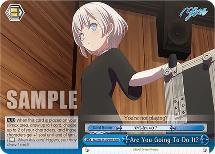 You're Not Playing? (BD/W125-E099R RRR) [MyGO!!!!! x Ave Mujica] | Cracking-Singles