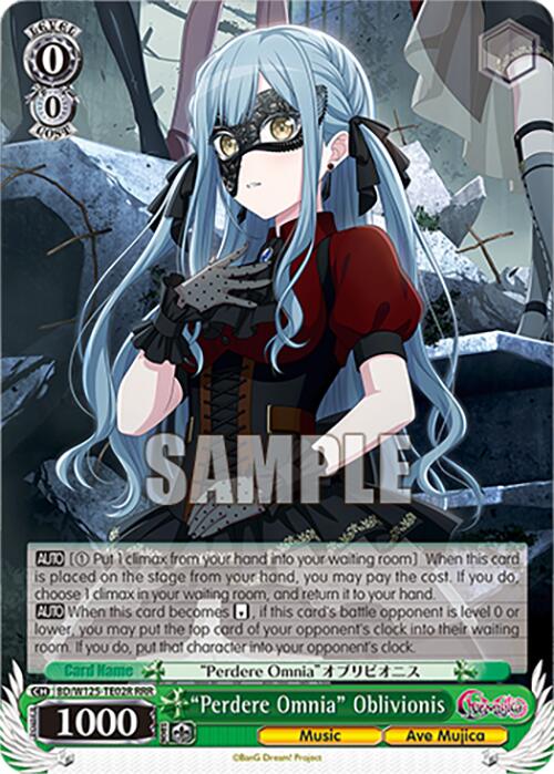 Perdere Omnia Oblivionis (RRR) (BD/W125-TE02R) [MyGO!!!!! x Ave Mujica] | Cracking-Singles