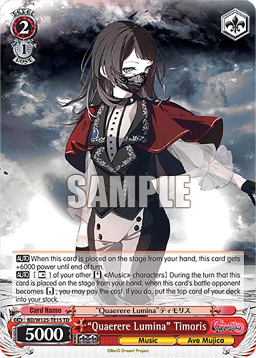 Quaerere Lumina Timoris (BD/W125-TE15) [MyGO!!!!! x Ave Mujica] | Cracking-Singles