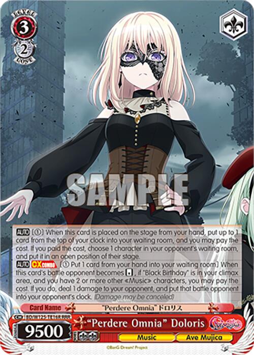Perdere Omnia Doloris (RRR) (BD/W125-TE16R) [MyGO!!!!! x Ave Mujica] | Cracking-Singles